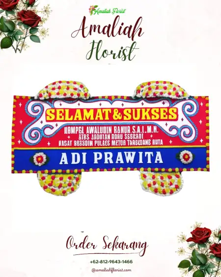 Papan Bunga Ucapan Selamat Pasar Melintang